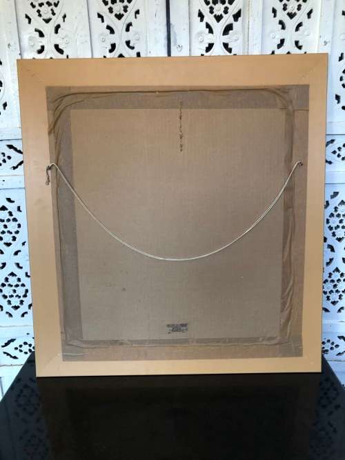 INVESTMENT ART !!! ESTE MOSTERT (1959- ) STUNNING FRAMED PASTEL ON PAPER - GIRL PICKING FLOWERS