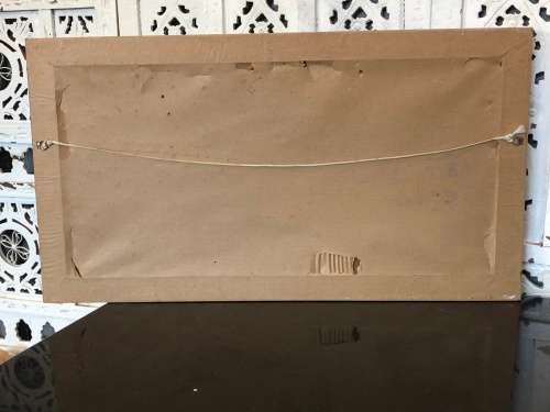 FANTASTIC FRAMED OIL ON BOARD COTTAGE SCENE DATED 1984 BY RITA L - UNKNOWN