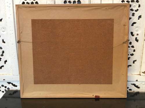 BEAUTIFUL - CHINESE WATERCOLOR PAINTING ON SILK - STUNNING DECOR ITEM