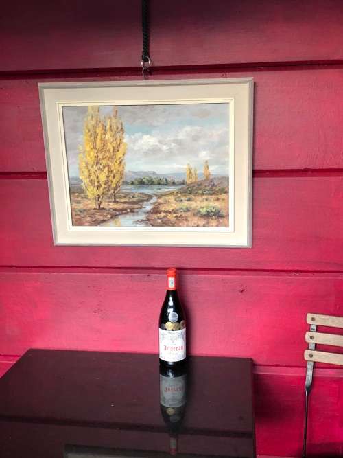 INVESTMENT ART !!! GORDON HILL (SA 20th CENTURY) FRAMED OIL ON BOARD LANDSCAPE - BEAUTIFUL PAINTING