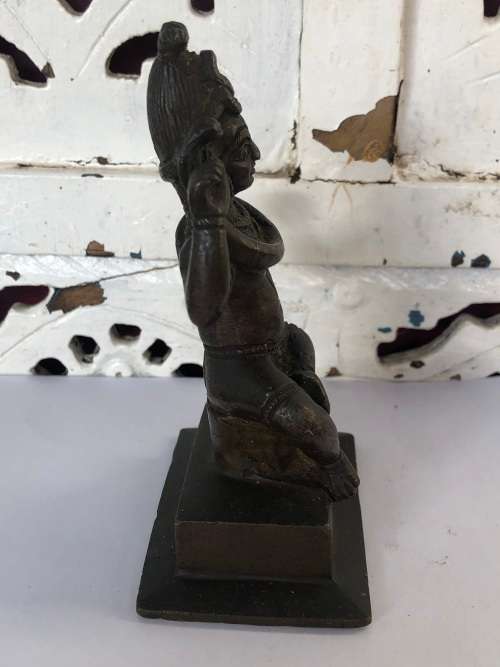 WOW !!!  STUNNING INDIAN BRONZE FIGURINE OF LORD SHIVA HOLDING A COBRA - VALUE R3000