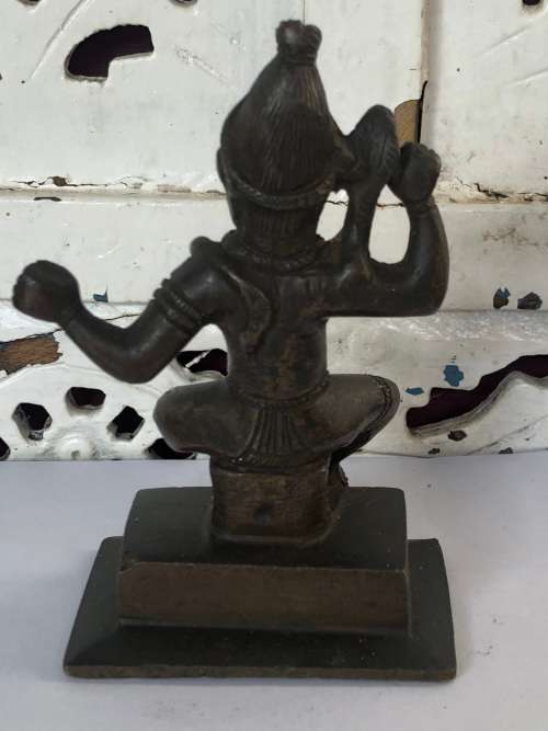 WOW !!!  STUNNING INDIAN BRONZE FIGURINE OF LORD SHIVA HOLDING A COBRA - VALUE R3000