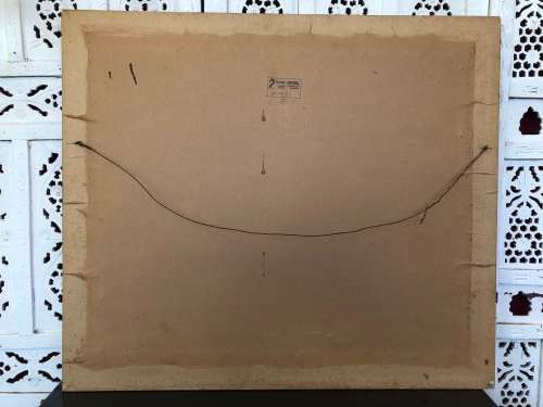 For J.J Vos Only  FRANS CLAERHOUT (SA 1919 - 2006) - FRAMED ORIGINAL LARGE OIL ON BOARD -