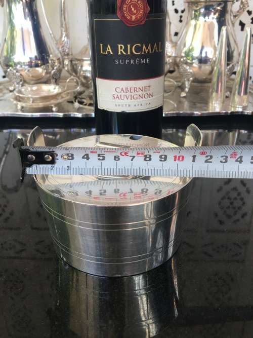 WOW !!! CHRISTOFLE SILVER PLATED ART DECO BARREL SHAPED SUGAR BOWL