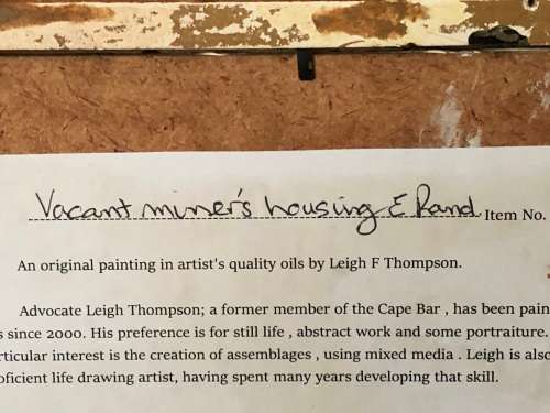 ABSOLUTELY STUNNING FRAMED HEAVY PALETTE OIL ON BOARD BY LEIGH THOMPSON - TITLED "THEY'RE GONE"