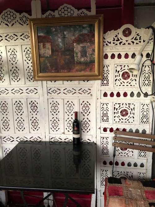 ABSOLUTELY STUNNING FRAMED HEAVY PALETTE OIL ON BOARD BY LEIGH THOMPSON - TITLED "THEY'RE GONE"