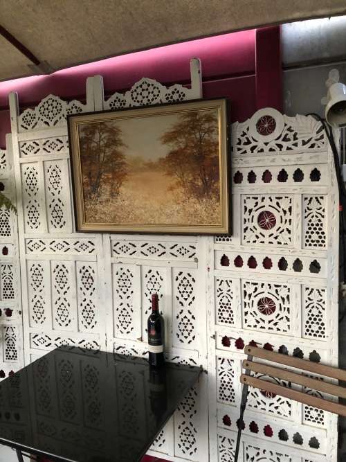 STUNNING FRAMED VINTAGE LANDSCAPE OIL ON BOARD PAINTING SIGNED BUTLER