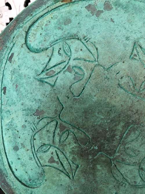 ROBERT THIXTON ( SA 20th C) AMAZING SIGNED LIMITED EDITION NUMBERED 1/5 BRONZE PLAQUE DATED '96