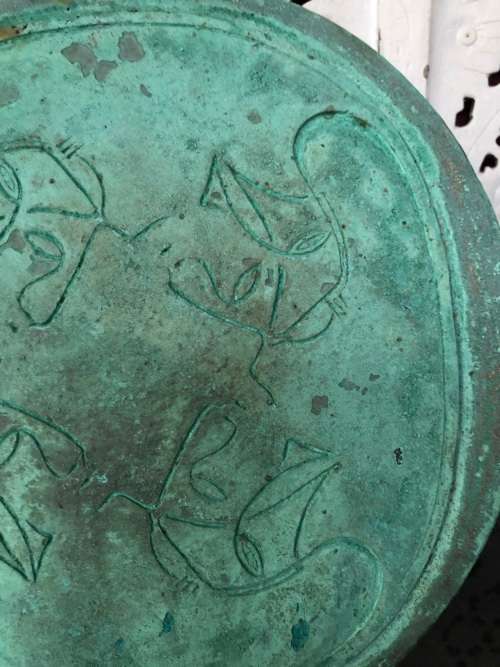 ROBERT THIXTON ( SA 20th C) AMAZING SIGNED LIMITED EDITION NUMBERED 1/5 BRONZE PLAQUE DATED '96