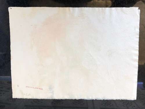 WOW !! CHARLES THEODORE VILLET ( 1896 - 1963) - STUNNING UNFRAMED WATERCOLOR PAINTING No 25 - SIGNED