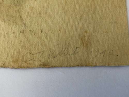 INVESTMENT ART !!! ALEXANDER ROSE-INNES (SA 1915 - 1996) - RARE UNCIRCULATED FRAMED WATERCOLOUR