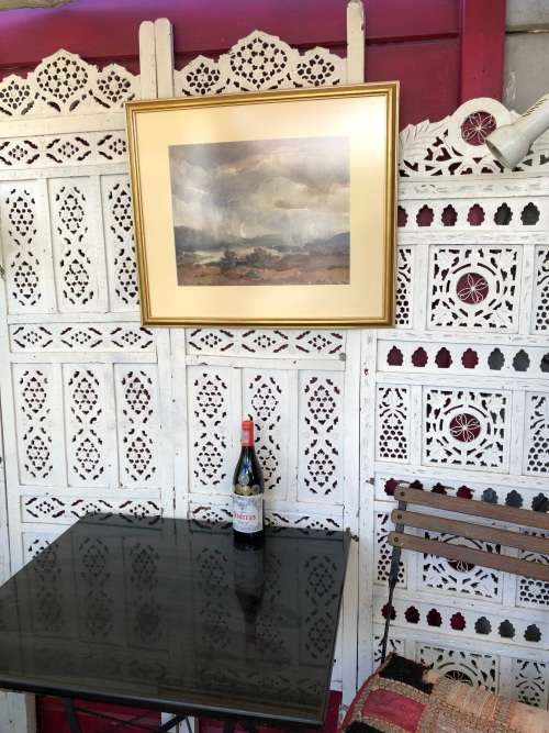 INVESTMENT ART !!! ALEXANDER ROSE-INNES (SA 1915 - 1996) - RARE UNCIRCULATED FRAMED WATERCOLOUR