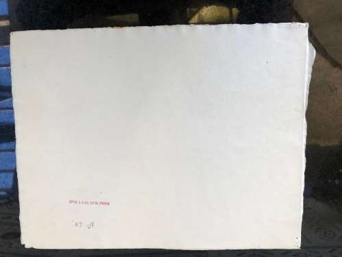 WOW !! CHARLES THEODORE VILLET ( 1896 - 1963) - STUNNING UNFRAMED WATERCOLOR PAINTING No 68 - SIGNED