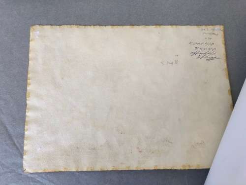 WOW !! CHARLES THEODORE VILLET ( 1896 - 1963) - STUNNING UNFRAMED WATERCOLOR PAINTING - SIGNED