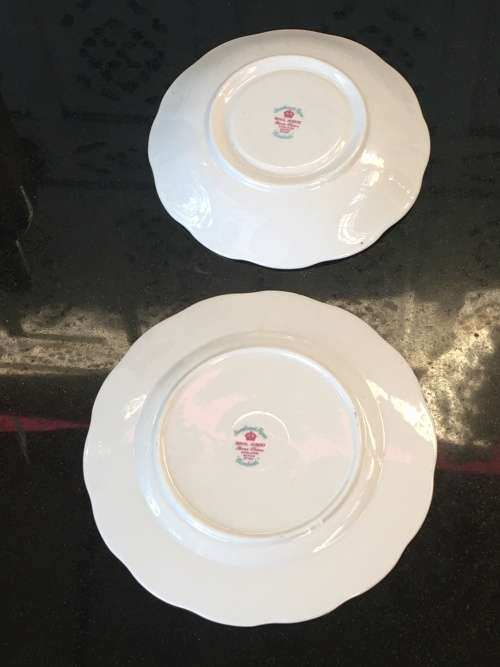 Royal Albert Bone China "Elizabeth" c1950-1970 "Sweetheart Roses"  Saucer & Plate