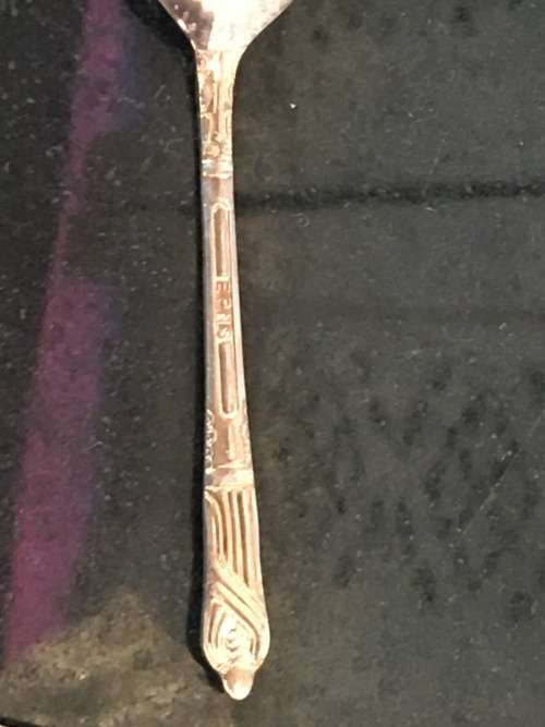 AWESOME SILVER PLATED "APOSTLE SET OF 6 TEA SPOONS EPNS MARKED