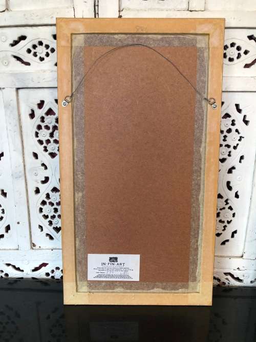 STUNNING FRAMED WATERCOLOR STILL LIFE OF FLOWERS "COSMOS" BY MAGGIE #1