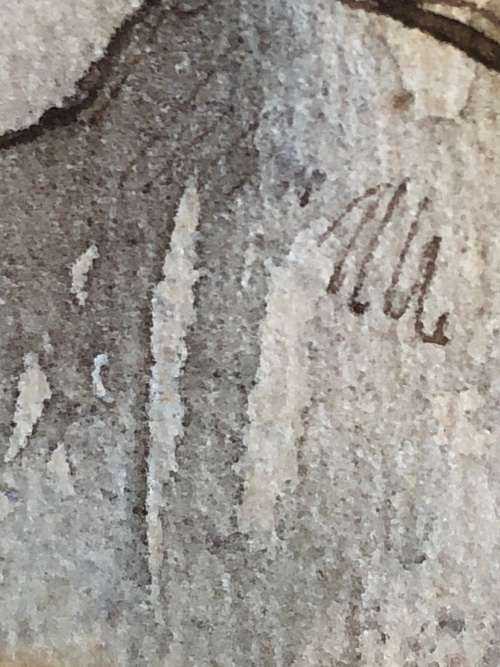 TONY GROGAN (SA 20TH C) FANTASTIC ORIGINAL FRAMED WATERCOLOR PAINTING OF A ROAD IN P.E - 1973