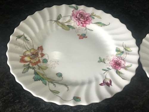 Lot Delightful Cake Plates Vintage "Clovelly" by Royal Doulton England c/1941 - 1961