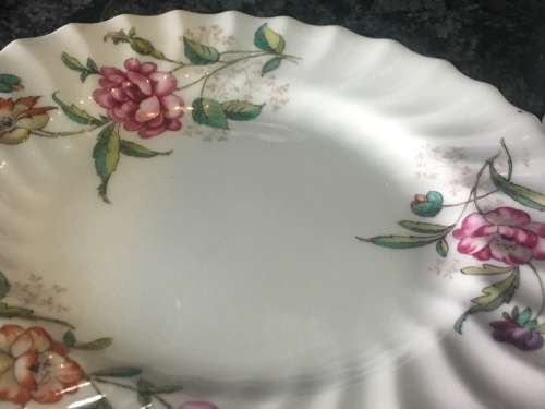 Lot Delightful Cake Plates Vintage "Clovelly" by Royal Doulton England c/1941 - 1961