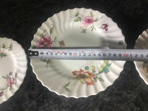 Lot Delightful Cake Plates Vintage "Clovelly" by Royal Doulton England c/1941 - 1961