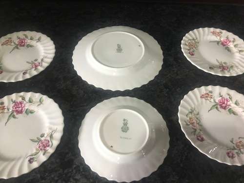 Lot Delightful Cake Plates Vintage "Clovelly" by Royal Doulton England c/1941 - 1961
