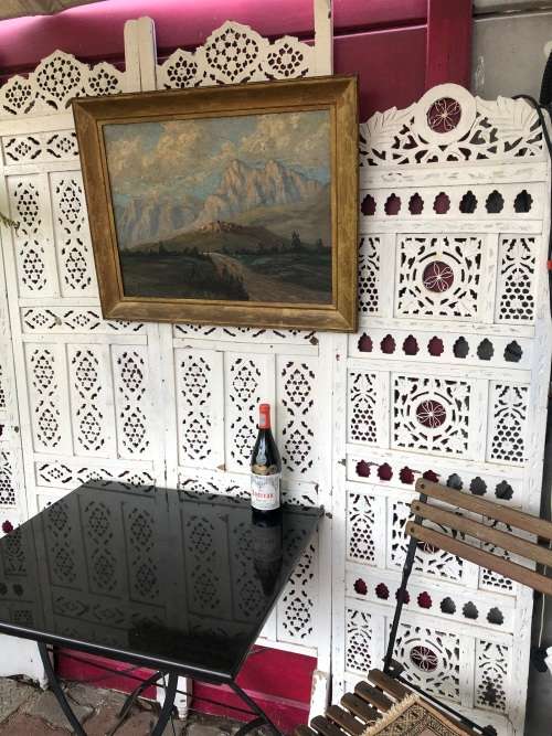 INVESTMENT ART !!! GEORGE PAUL CANITZ (SA 1874 - 1959) -STUNNING FRAMED CAPE LANDSCAPE OIL ON CANVAS