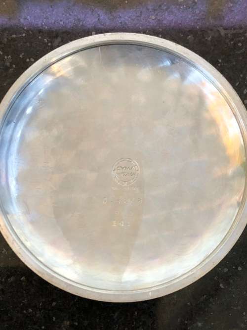 LOVELY VINTAGE MECHANICAL WIND UP CYMA POCKET WATCH IN FULL WORKING ORDER - 1960's