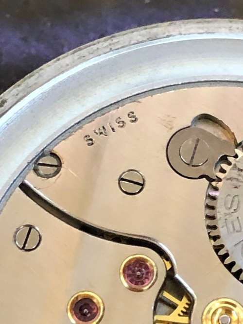 LOVELY VINTAGE MECHANICAL WIND UP CYMA POCKET WATCH IN FULL WORKING ORDER - 1960's