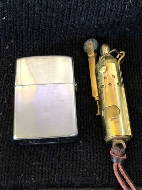 AWESOME VINTAGE KLIPDRIFT BRANDY CIGARETTE LIGHTER - COMPLETE AND WORKING 100% - c 1940's