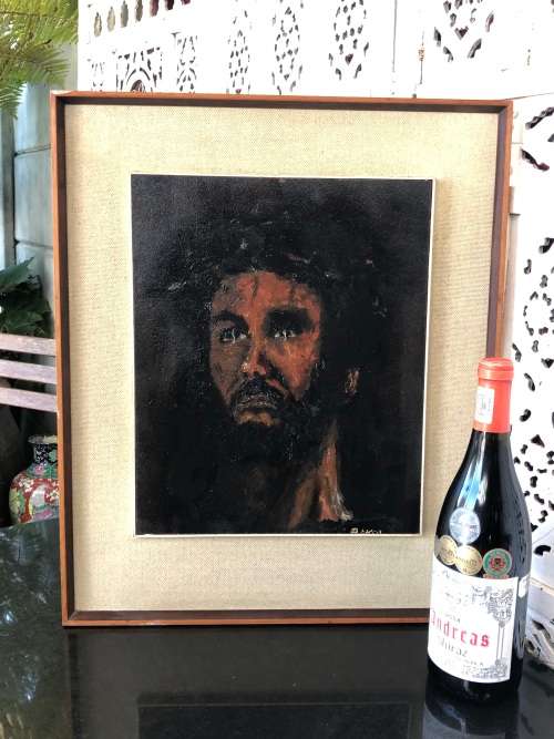 INVESTMENT ART !!! SA MASTER - KENNETH BAKER (1921 - 1996) FRAMED OIL ON BOARD - CLEARLY SIGNED