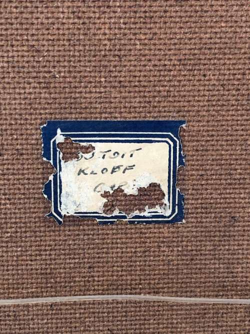 INVESTMENT ART !!! GIUSEPPE CATTY (CATARUZZA)  (SA 1914 - 1994) OIL ON CANVAS BOARD - AWESOME FRAME