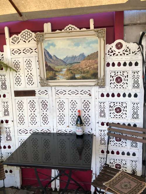 INVESTMENT ART !!! GIUSEPPE CATTY (CATARUZZA)  (SA 1914 - 1994) OIL ON CANVAS BOARD - AWESOME FRAME