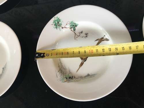 Vintage c1939-1955. Royal Doulton "THE COPPICE" D. 5803 set of 6 side plates 16.5 cm