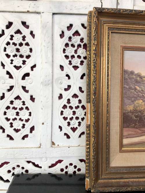 GERHARD (GAWIE) BEUKES (SA 1885 - 1945) - STUNNING OIL ON CANVAS BOARD - HOEKA LADISMITH KAAP