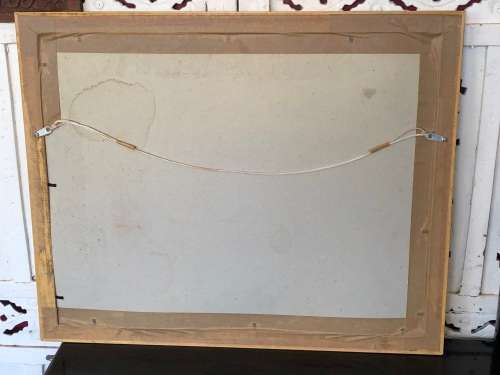 HEIDI BEYERS (SA 1955 - ) STUNNING PASTEL PAINTING - PATH THROUGH THE BLUEGUM TREE'S - FRAMED