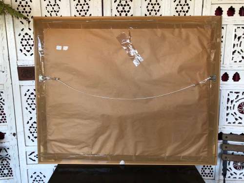 BEAUTIFULLY LARGE FRAMED WATERCOLOUR STILL LIFE PAINTING SIGNED MATTIAS - FRAMED BEHIND GLASS