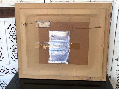 INVESTMENT ART !!! BERNARD FRANZ HESSELBARTH (SA 1903 - 1991) LARGE FRAMED OIL ON BOARD LANDSCAPE