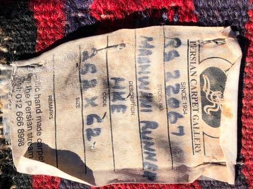 WOW !!! VINTAGE NICELY WORN HAND KNOTTED PURE WOOL IRANIAN MASHWARI PERSIAN RUNNER 2520 x 660mm