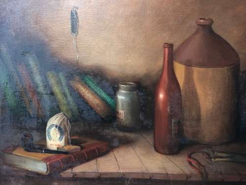 INVESTMENT ART !!! GERT PIETERSEN (SA 1930 - 2014) STUNNING LARGE OIL ON CANVAS ON BOARD STILL LIFE