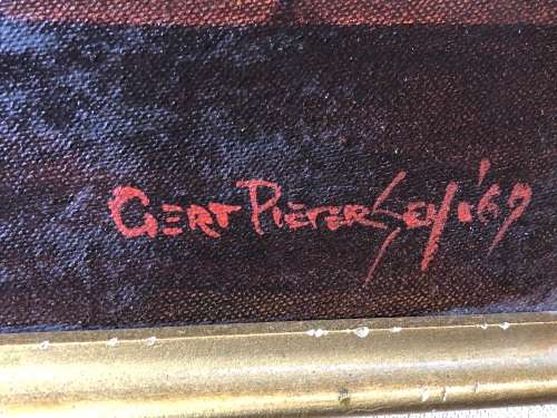 INVESTMENT ART !!! GERT PIETERSEN (SA 1930 - 2014) STUNNING LARGE OIL ON CANVAS ON BOARD STILL LIFE