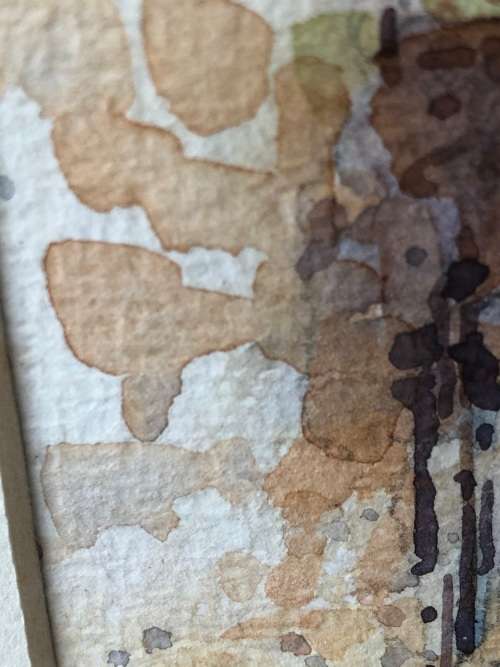 STUNNING FRAMED WATERCOLOR PAINTING BY MALTESE ARTIST WINSTON - STREET IN VALLETTA