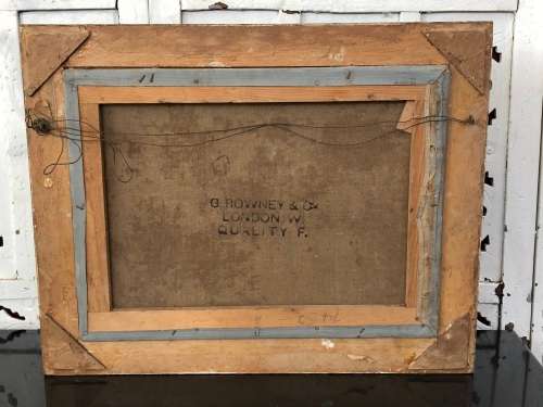 BEAUTIFUL FRAMED OIL ON CANVAS STILL LIFE 19th CENTURY PAINTING - UNSIGNED BUT DEFINITELY WELL DONE