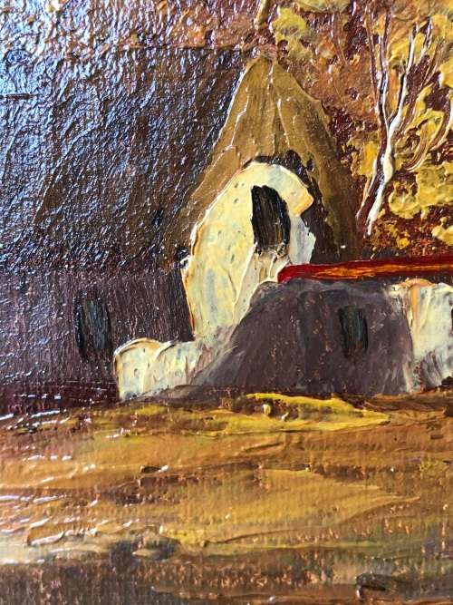 WOW !!! INVESTMENT ART ~ KEITH JOHN FAURE (SA 20th C) FRAMED ORIGINAL OIL ON CANVAS LANDSCAPE