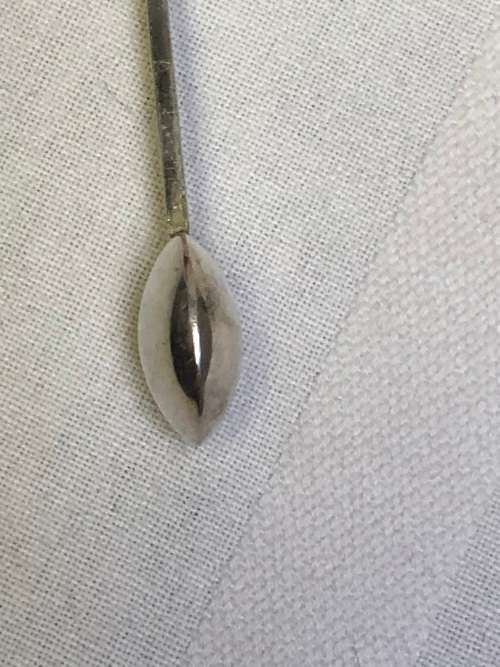 WOW !! AWESOME FIND - STERLING SILVER BARLEY TWIST COCKTAIL STIRRER - CLEARLY MARKED HL 925 - 24.22g