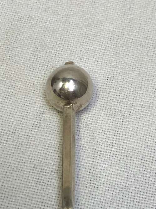 WOW !! AWESOME FIND - STERLING SILVER BARLEY TWIST COCKTAIL STIRRER - CLEARLY MARKED HL 925 - 24.22g