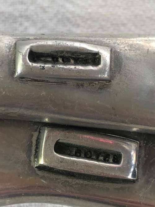 WOW !!! CARROL BOYES FUNCTIONAL ART !!! PAIR MAN/WOMAN PEWTER SALAD SERVERS -  VALUE R2400