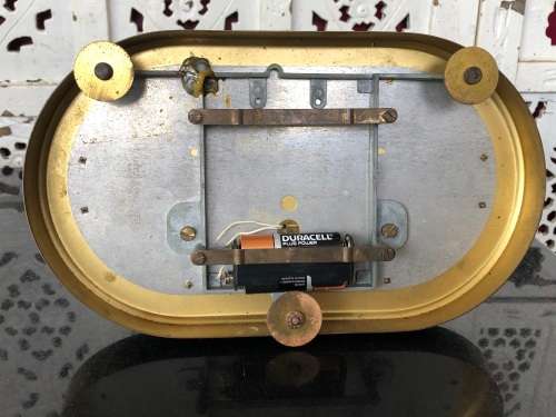 GERMAN MADE CARDINAL ELECTRONIC MYSTERY IMPULSE GLASS DOME ANNIVERSARY MANTEL CLOCK