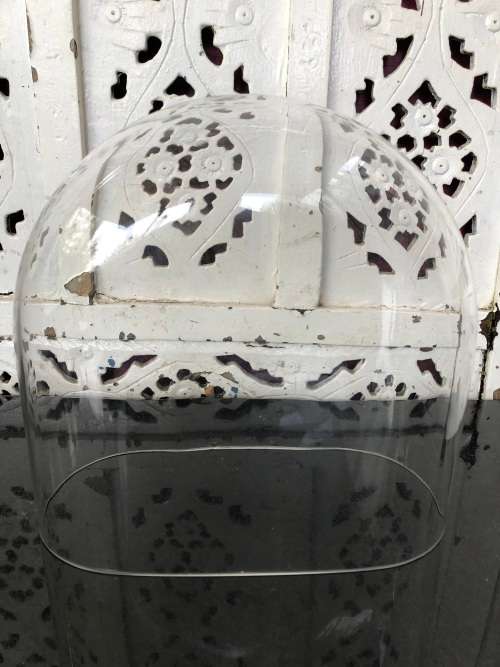 GERMAN MADE CARDINAL ELECTRONIC MYSTERY IMPULSE GLASS DOME ANNIVERSARY MANTEL CLOCK