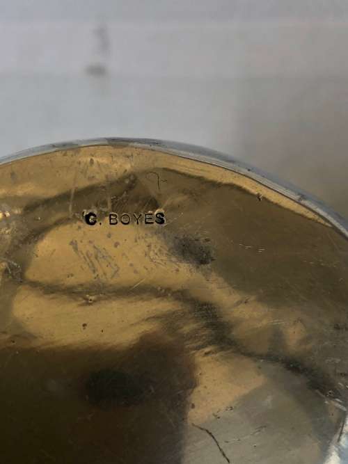 WOW !!! CARROL BOYES FUNCTIONAL ART !!! EARLY EDITION LEAPFROG ICE BUCKET - CLEARLY MARKED